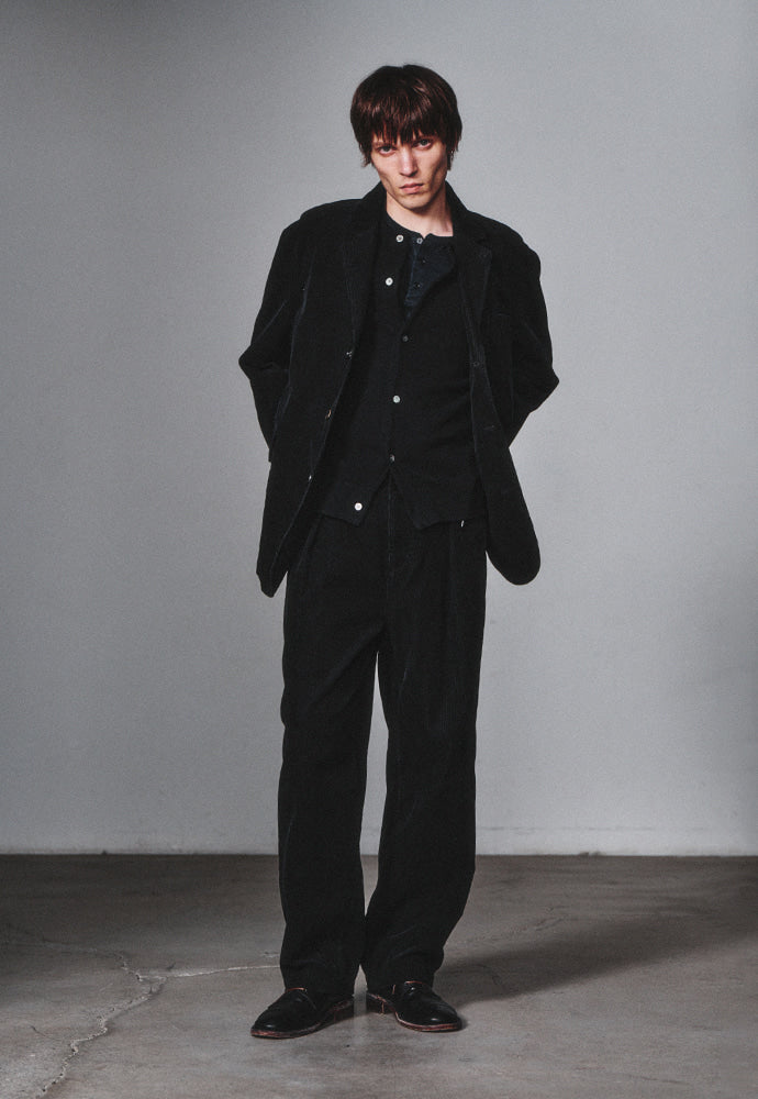 Art if acts - Garment Washed 3 Button Corduroy Blazer (Black) product image 4 | TRAB K-Fashion Australia