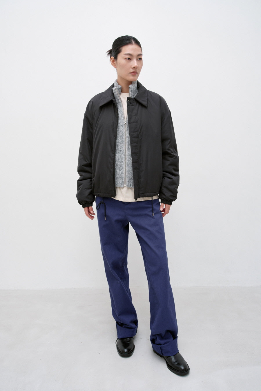 Insilence - Soft Padded Jumper (Black) product image 1 | TRAB K-Fashion Australia