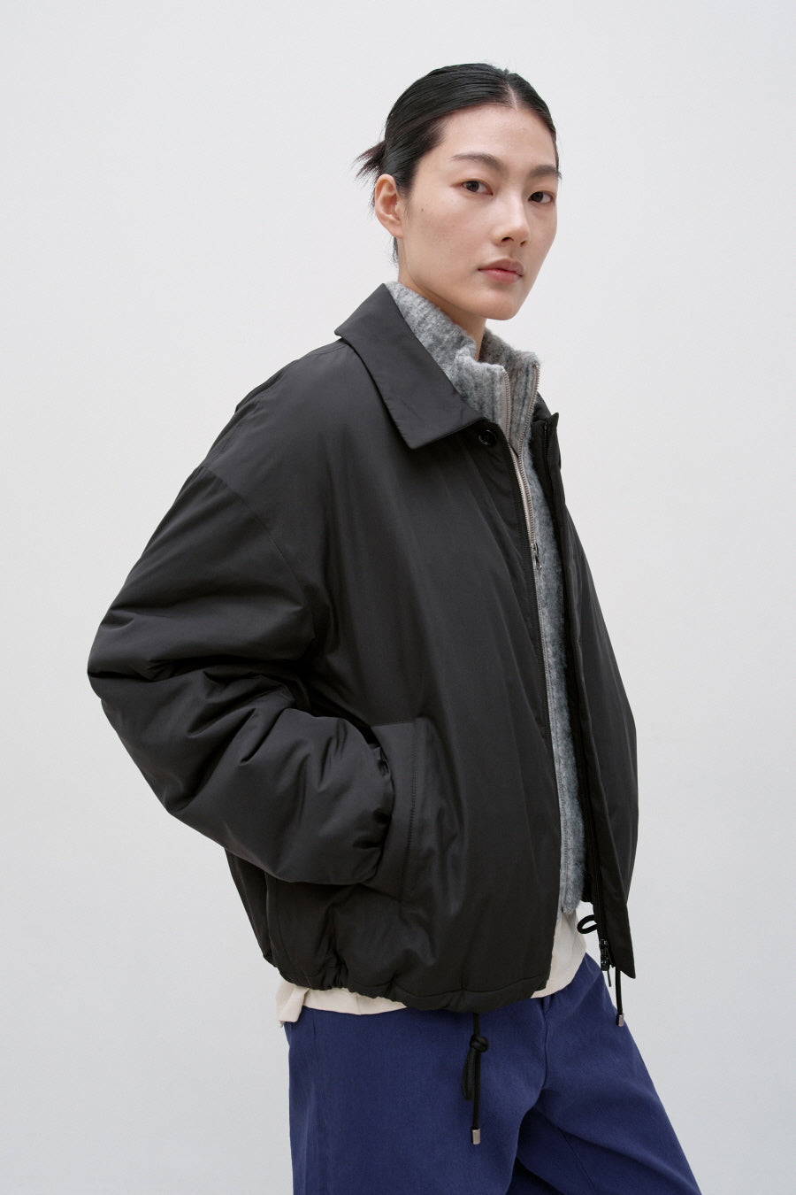 Insilence - Soft Padded Jumper (Black) product image 2 | TRAB K-Fashion Australia