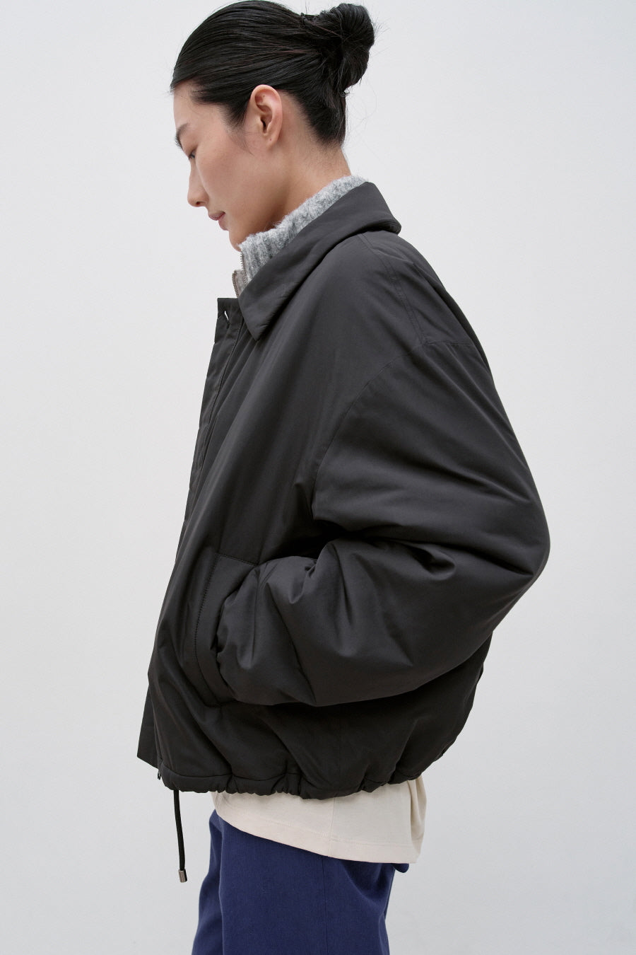 Insilence - Soft Padded Jumper (Black) product image 3 | TRAB K-Fashion Australia
