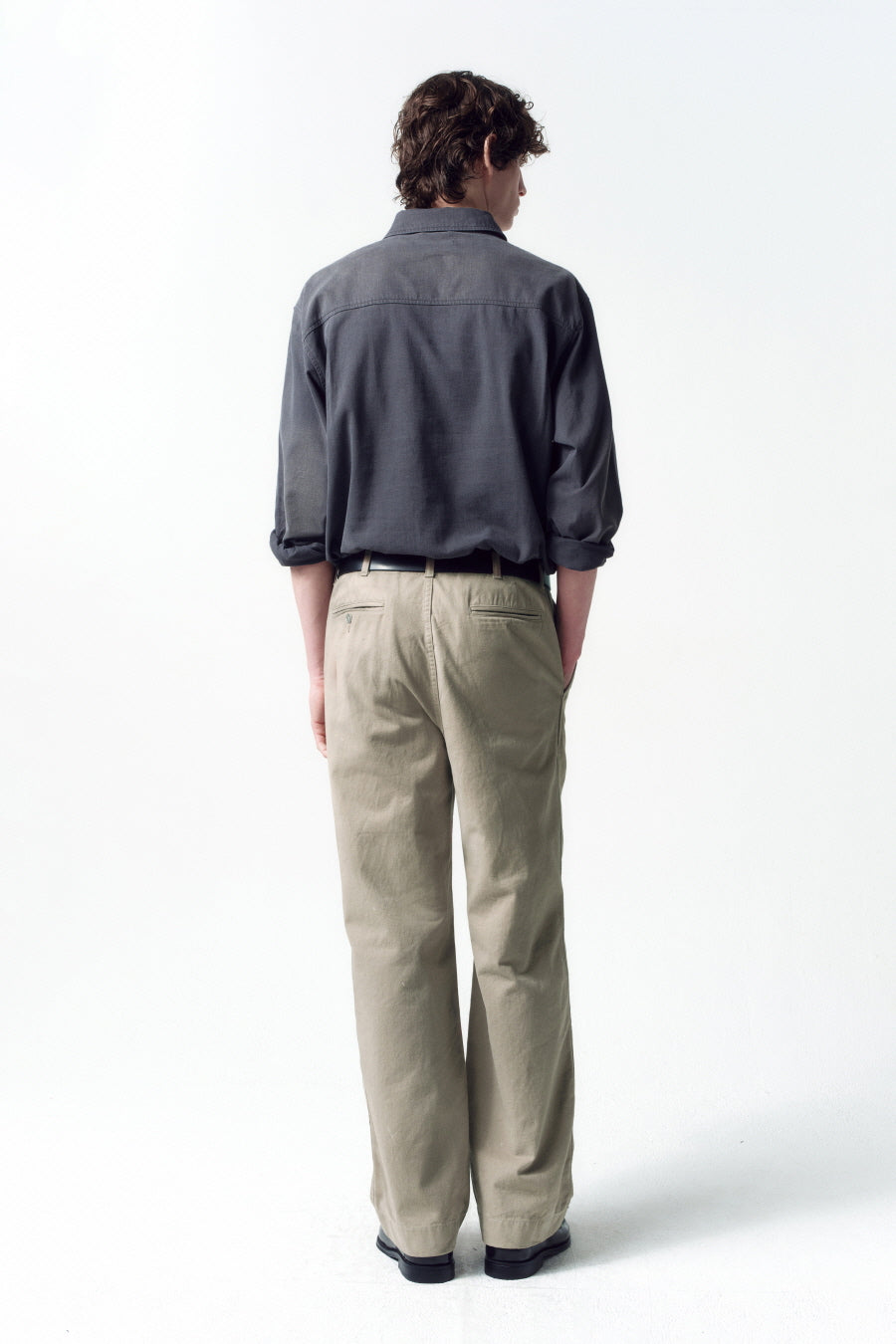 Insilence - Vintage Officer Chino Pants (Ash Beige) product image 8 | TRAB K-Fashion Australia