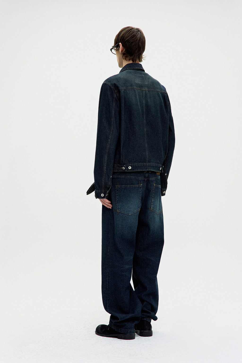 Coor - Type 2 Twill Washed Trucker Jacket (Washed Indigo) product image 4 | TRAB K-Fashion Australia