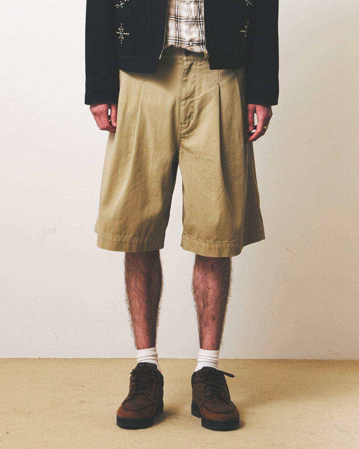 Eastlogue - Trooper Comfort Shorts (Beige) product image 2 | TRAB K-Fashion Australia