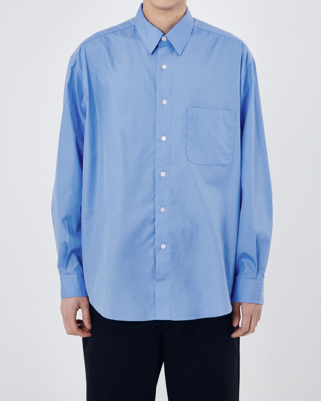 Brownyard - Steady Shirt (Sax Blue) product image 1 | TRAB K-Fashion Australia