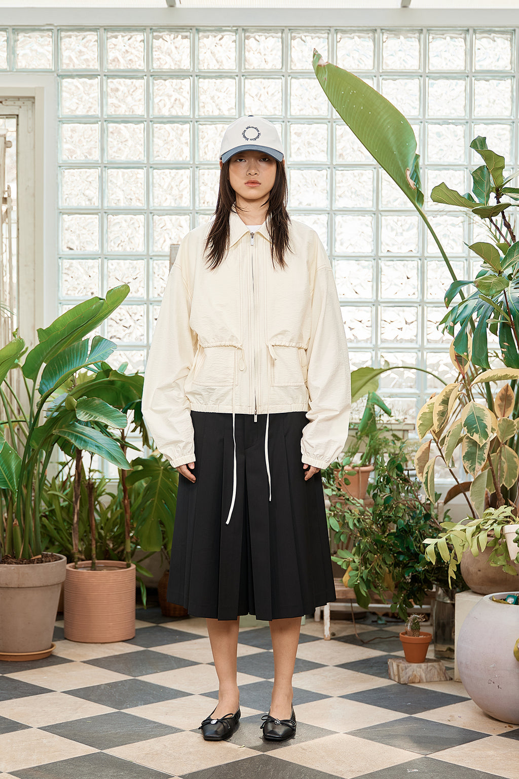 Matin Kim - Layered Point String Light Jumper (Ivory) product image 8 | TRAB K-Fashion Australia