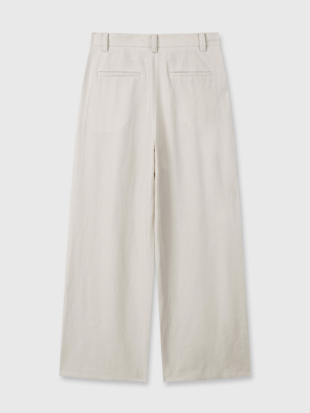 Tonywack - Linen Two Pleats Wide Pants (Ivory) product image 7 | TRAB K-Fashion Australia