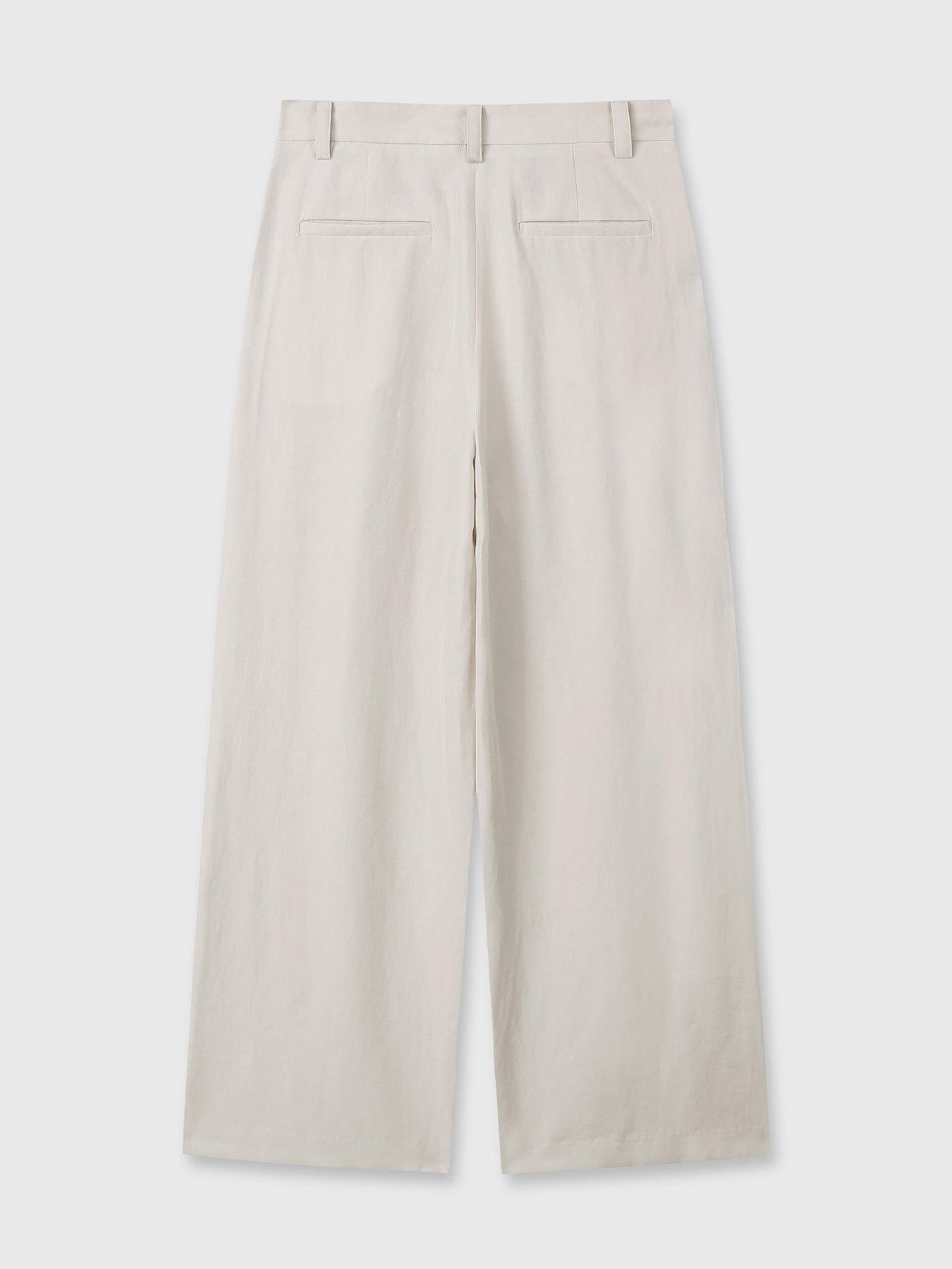Tonywack - Linen Two Pleats Wide Pants (Ivory) product image 7 | TRAB K-Fashion Australia