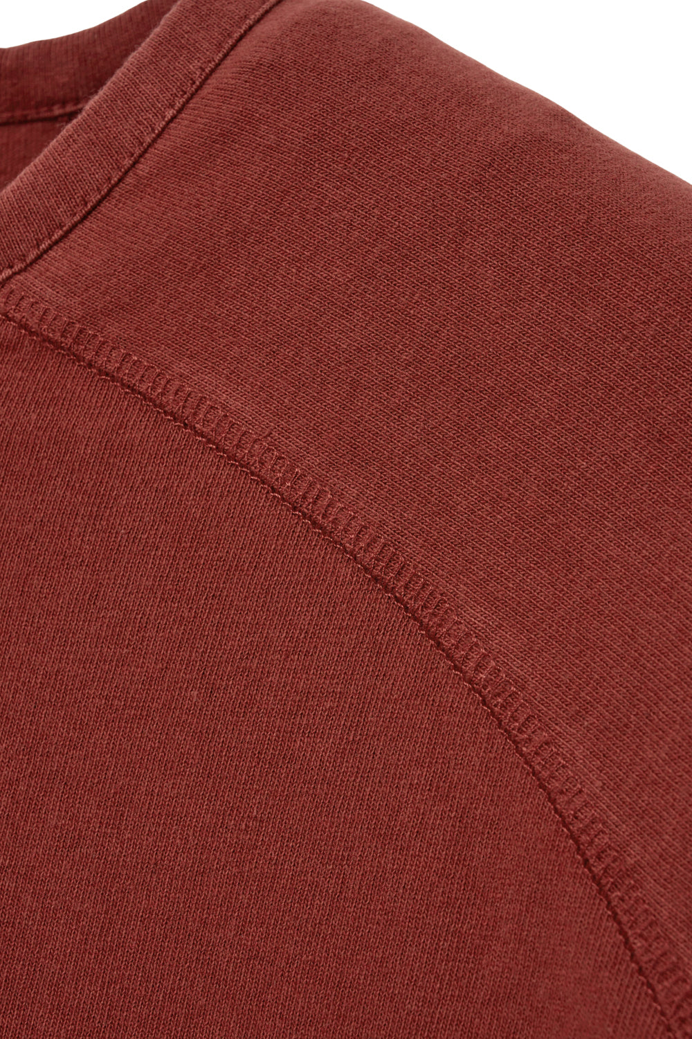 Hatchingroom - Double Henley Neck Tee Bleached (Red) product image 6 | TRAB K-Fashion Australia