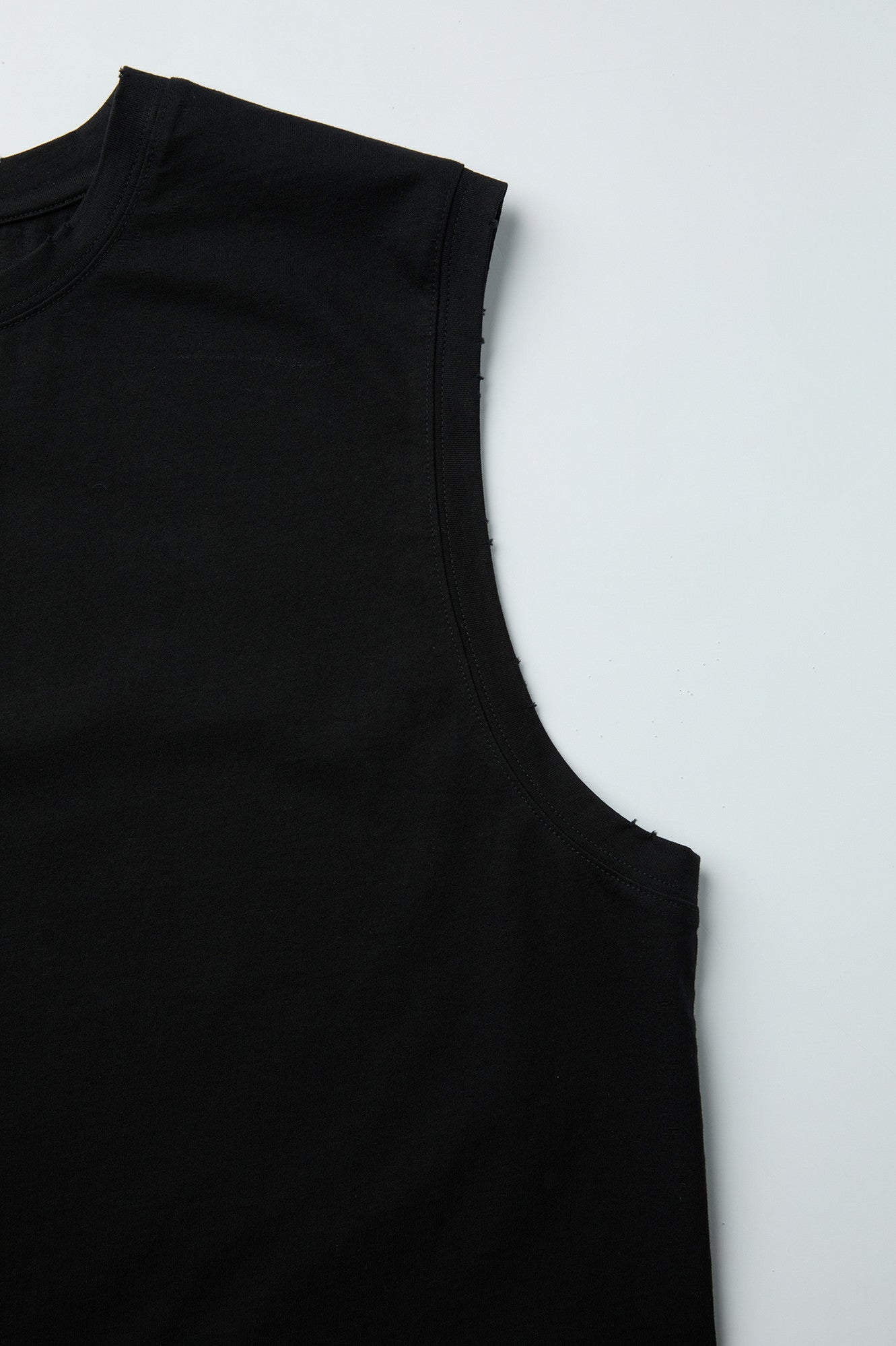 Coor - Distressed Cotton Sleeveless (Black) product image 6 | TRAB K-Fashion Australia