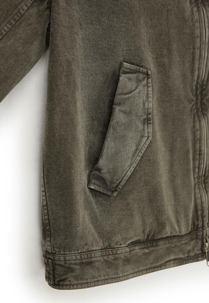 Art if acts - Garment Dyed Harrington Jacket (Mud Brown) product image 14 | TRAB K-Fashion Australia