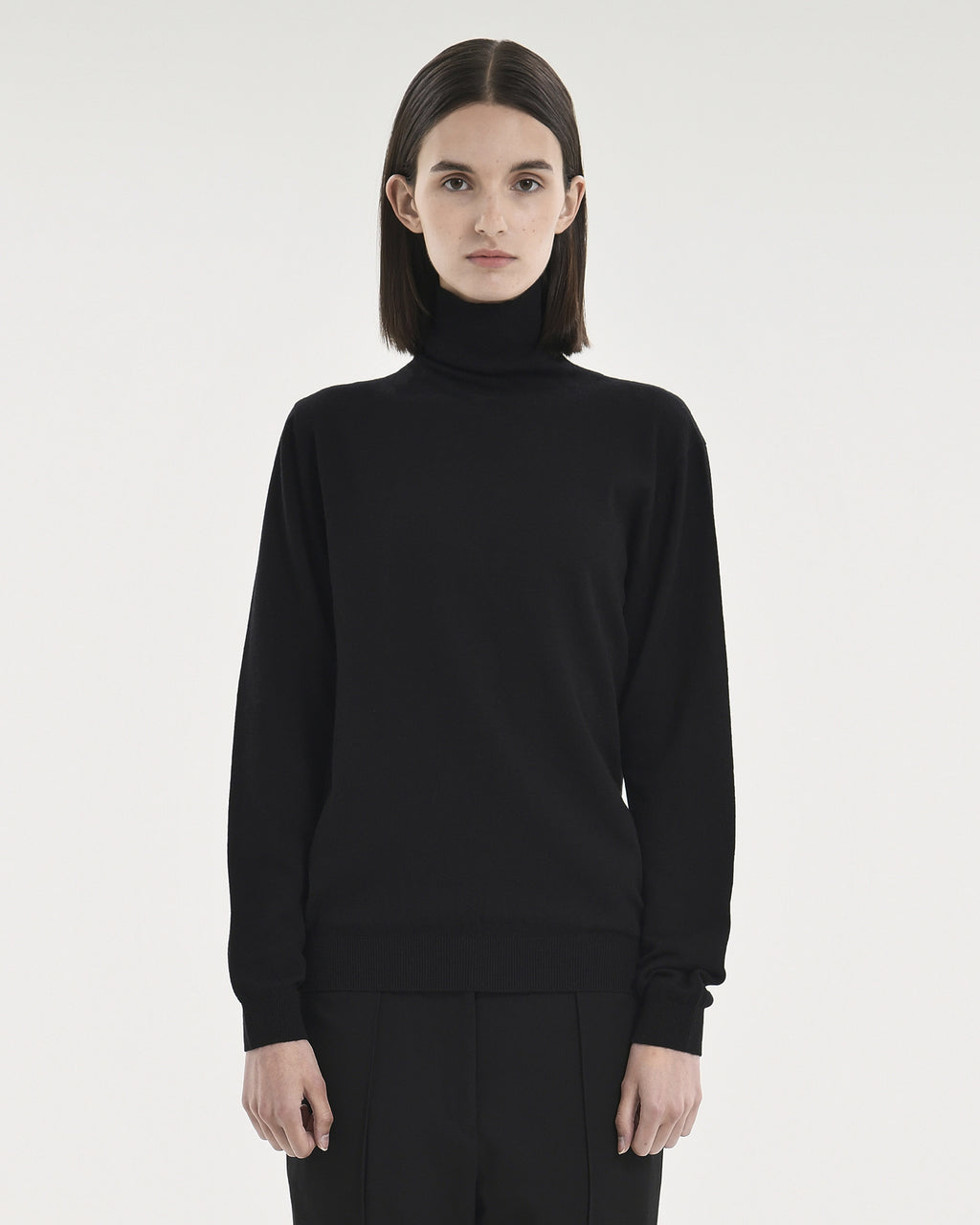 Brownyard - Merino Wool Turtle Neck Knit (Black) product image 1 | TRAB K-Fashion Australia