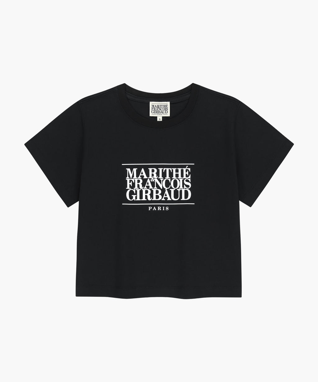 Marithe & Francois Girbaud - Classic Logo Crop Tee (Black) product image 6 | TRAB K-Fashion Australia