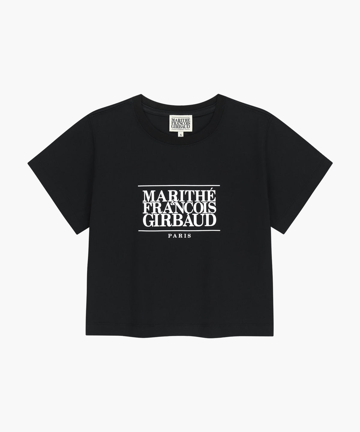 Marithe & Francois Girbaud - Classic Logo Crop Tee (Black) product image 6 | TRAB K-Fashion Australia