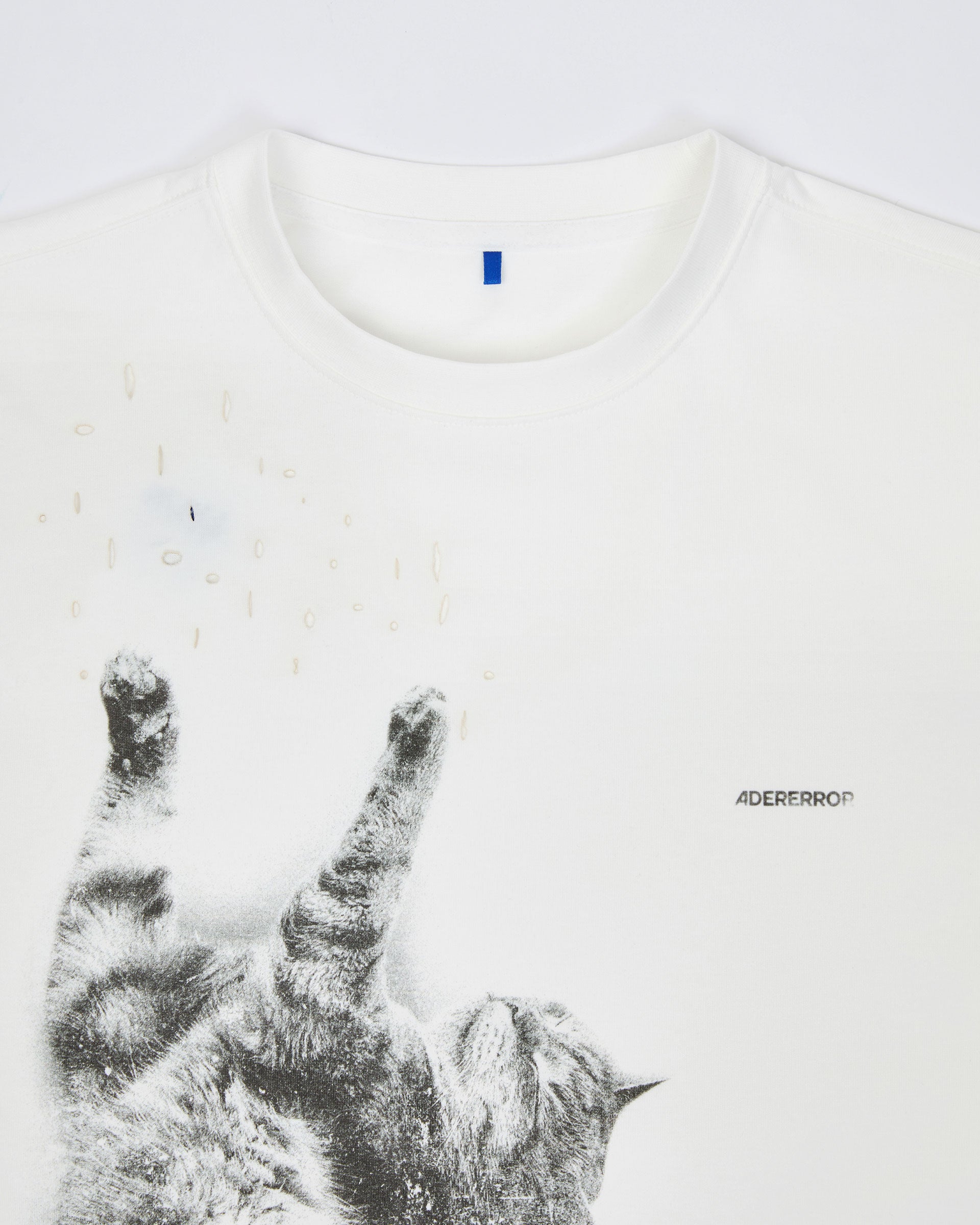 Ader Error - Blue cat t-shirt 01 (Off White) product image 6 | TRAB K-Fashion Australia