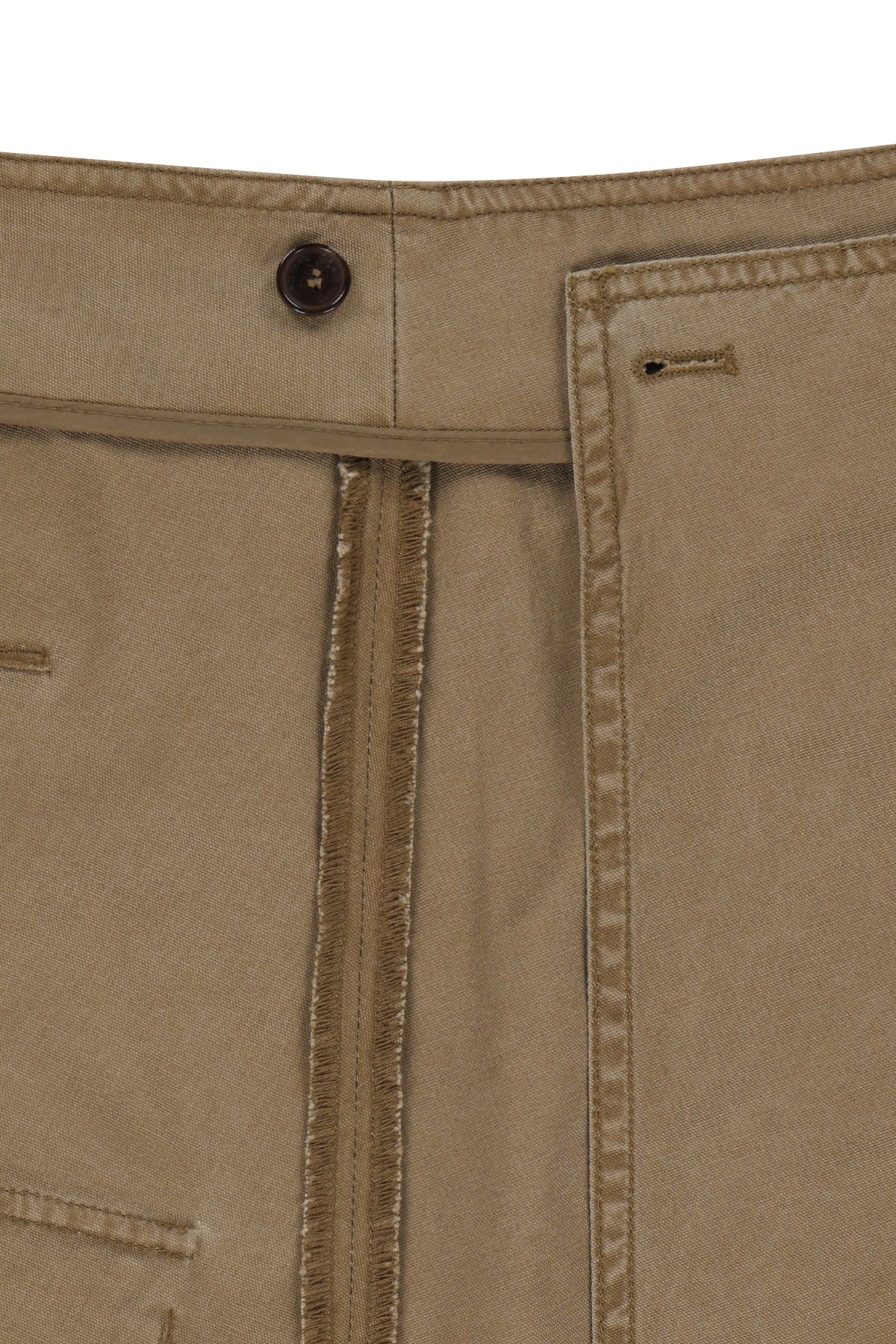 Matin Kim - Belted Layered Mini Skirt (Beige) product image 6 | TRAB K-Fashion Australia