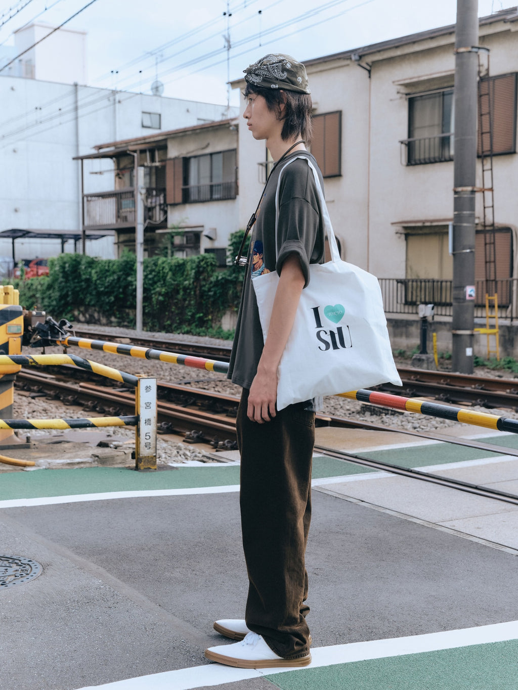 Stu - Fight Club T-Shirt (Charcoal) product image 3 | TRAB K-Fashion Australia