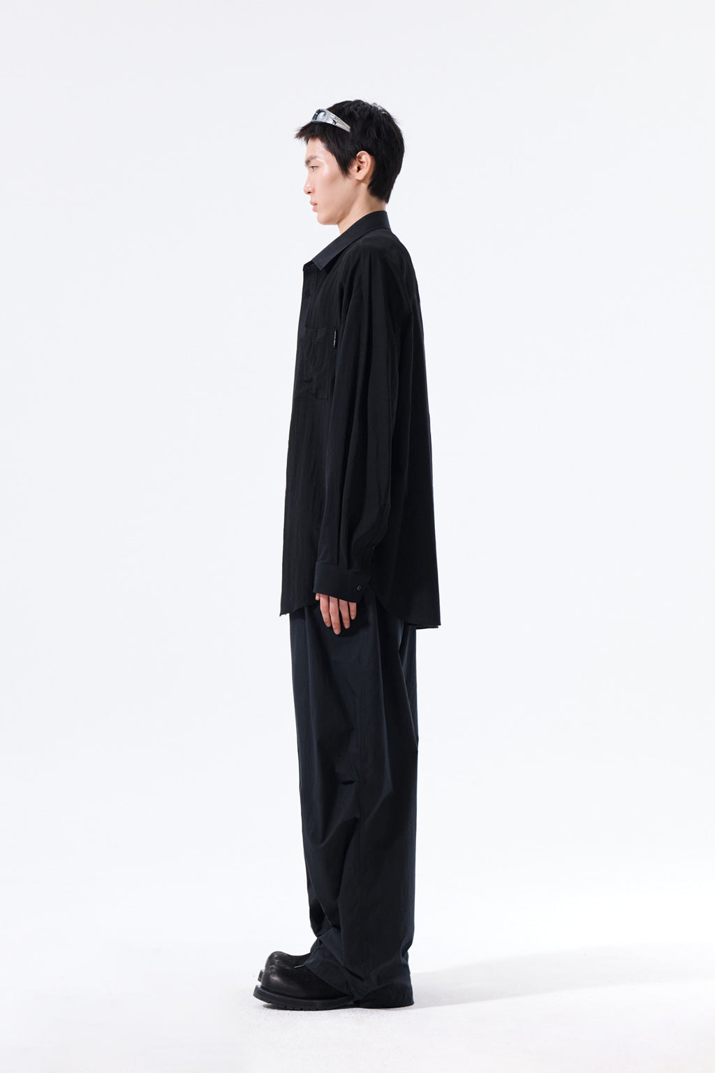 Matin Kim - Strap Belted Pants (Black) product image 8 | TRAB K-Fashion Australia