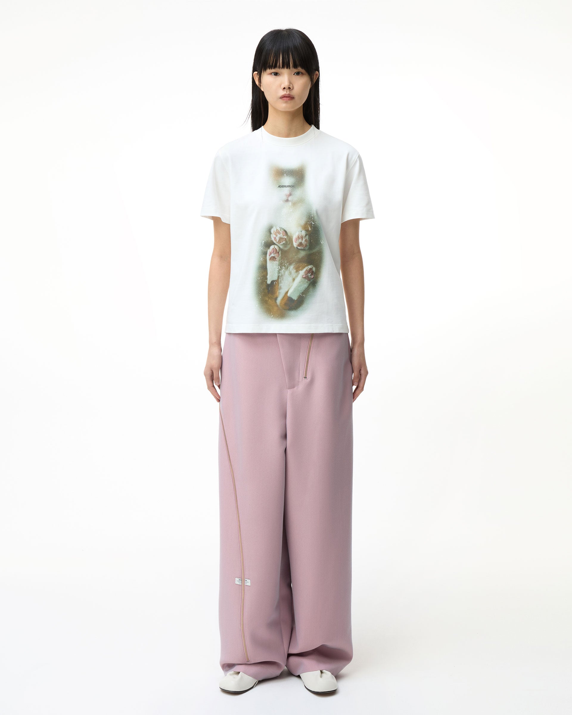 Ader Error - Blue cat t-shirt 03 (Off White) product image 3 | TRAB K-Fashion Australia