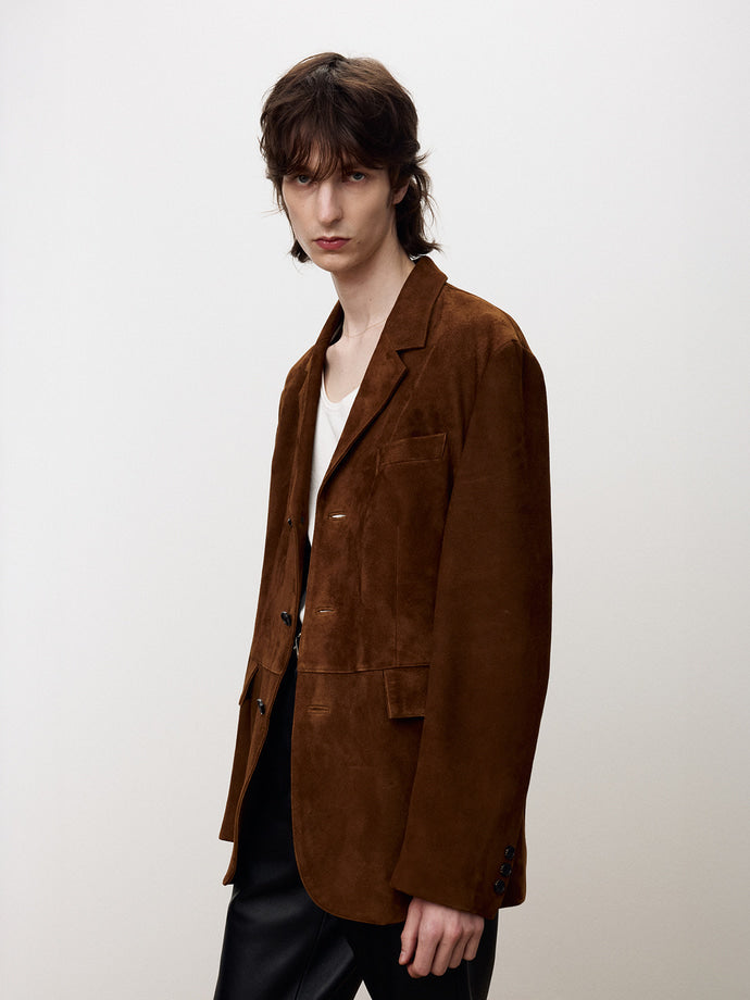 Tonywack - Suede Tailored Jacket (Camel) product image 5 | TRAB K-Fashion Australia