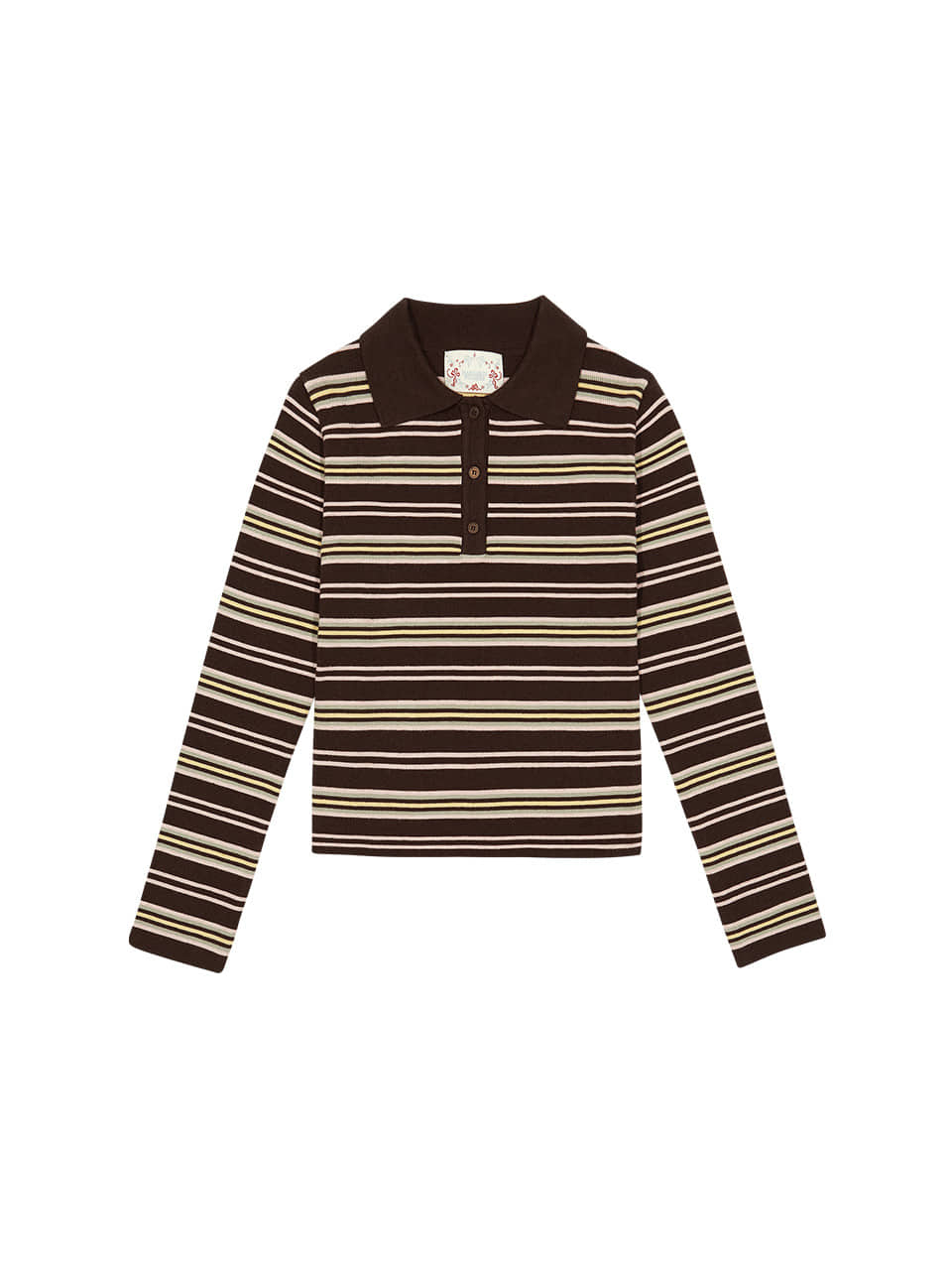 Margarin Fingers - Multi Stripe Pique Knit (Brown) product image 2 | TRAB K-Fashion Australia