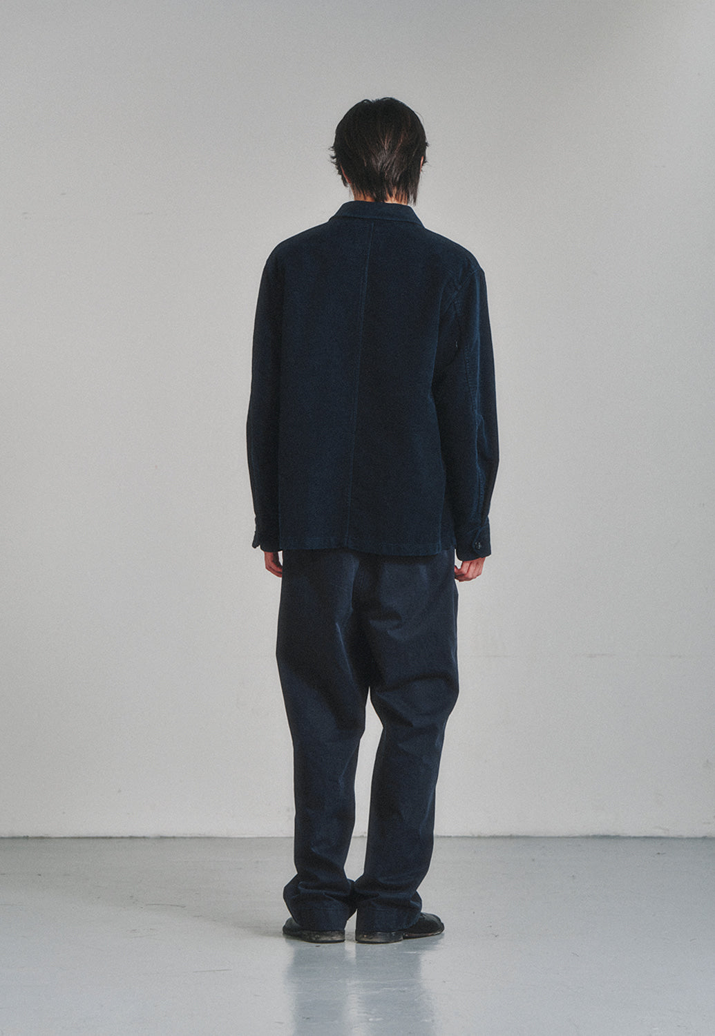 Art if acts - Washed Moleskin French Work Jacket (Vintage Navy) product image 4 | TRAB K-Fashion Australia