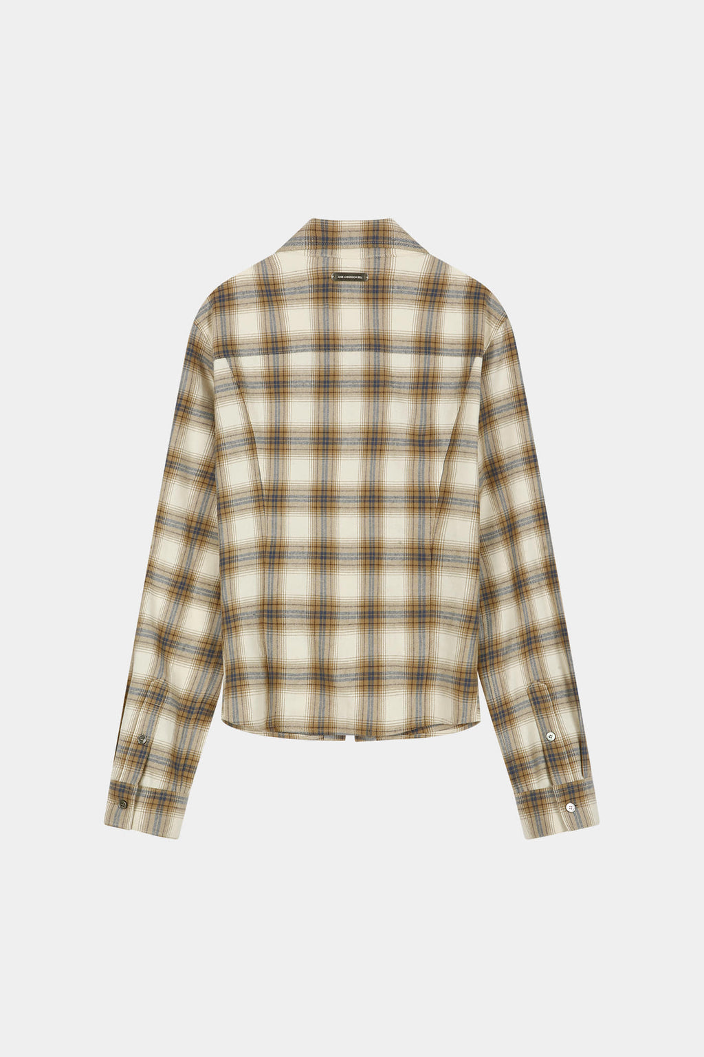 Andersson Bell - Check Studded Contour Shirt (beige) (Beige) product image 13 | TRAB K-Fashion Australia