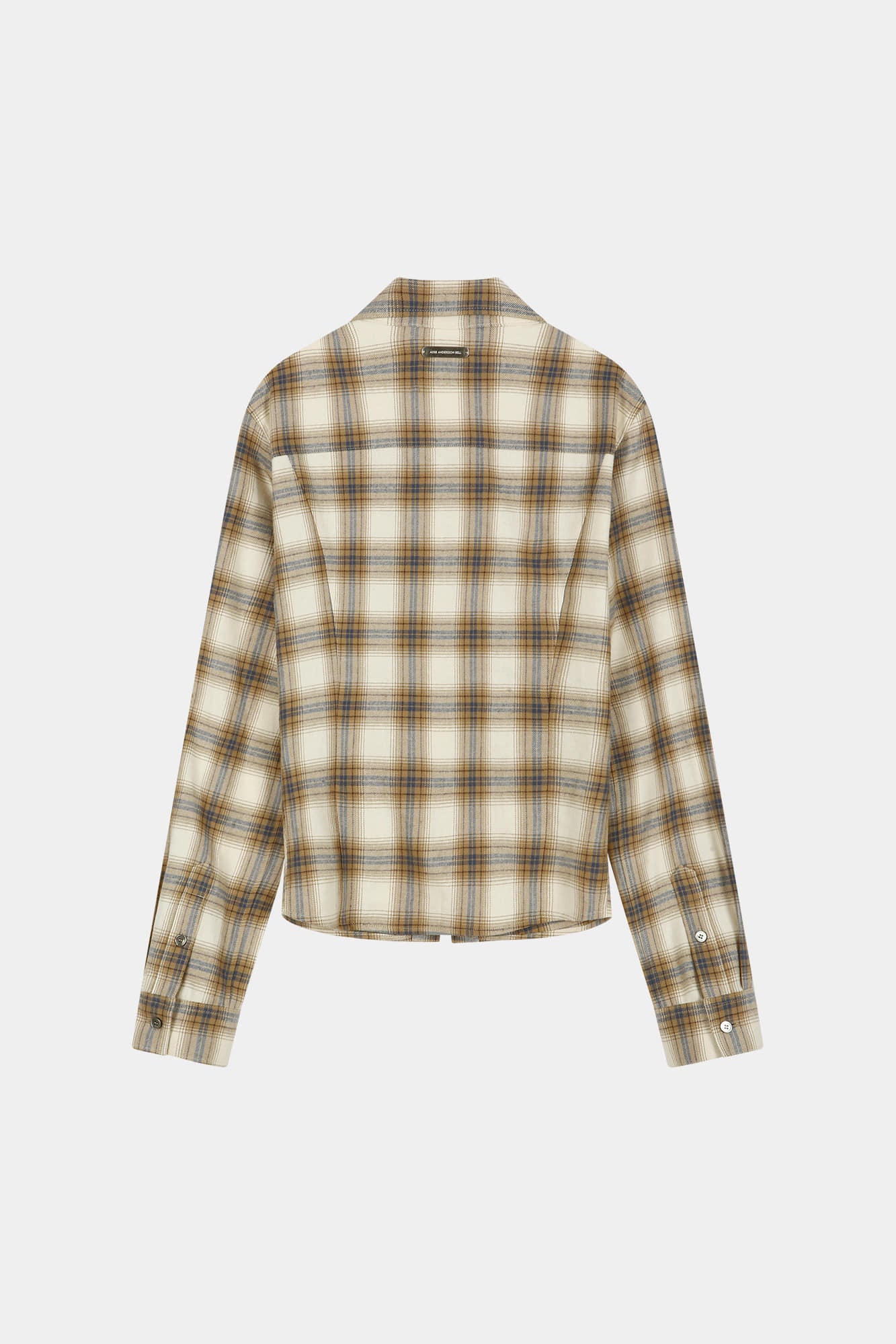 Andersson Bell - Check Studded Contour Shirt (Beige) product image 14 | TRAB K-Fashion Australia