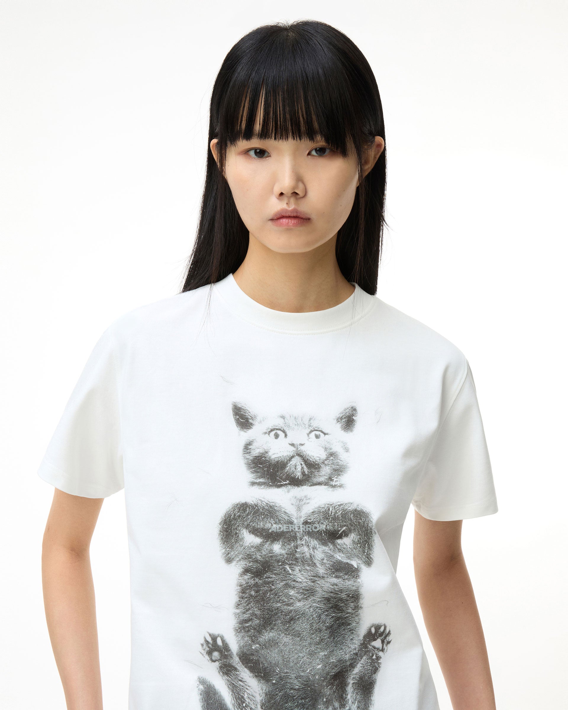 Ader Error - Blue cat t-shirt 02 (Off White) product image 4 | TRAB K-Fashion Australia