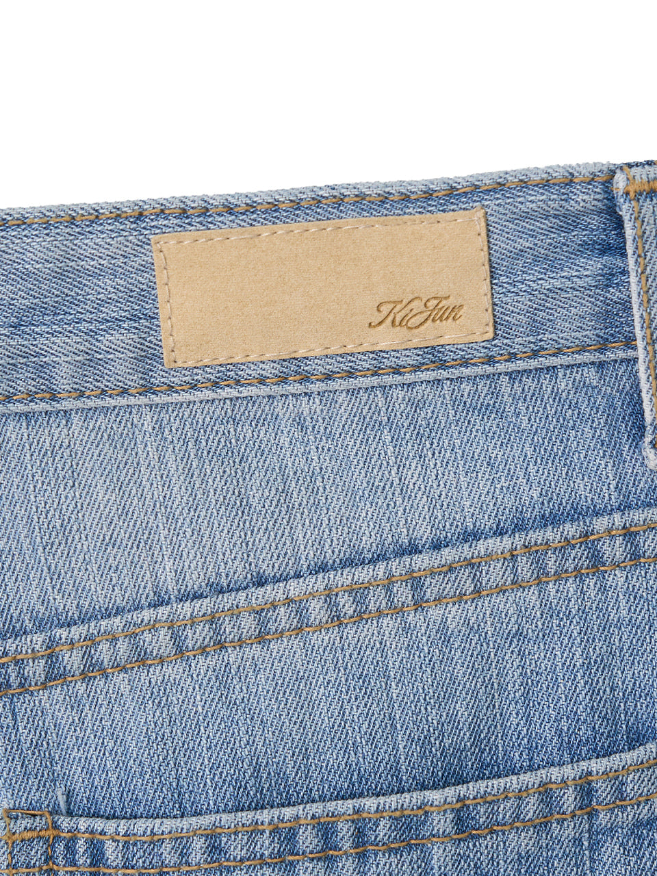 Kijun - Washed Relaxed Fit Jeans (Blue) product image 11 | TRAB K-Fashion Australia