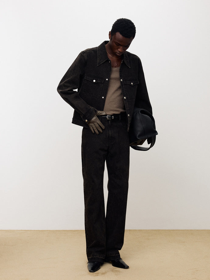 Tonywack - Straight-Leg Denim Jeans (Burnt Brown) product image 1 | TRAB K-Fashion Australia