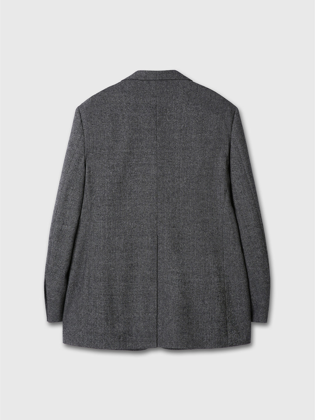 Tonywack - Herringbone Wool Relaxed Tailored Jacket (Mid-Grey Herringbone) product image 11 | TRAB K-Fashion Australia