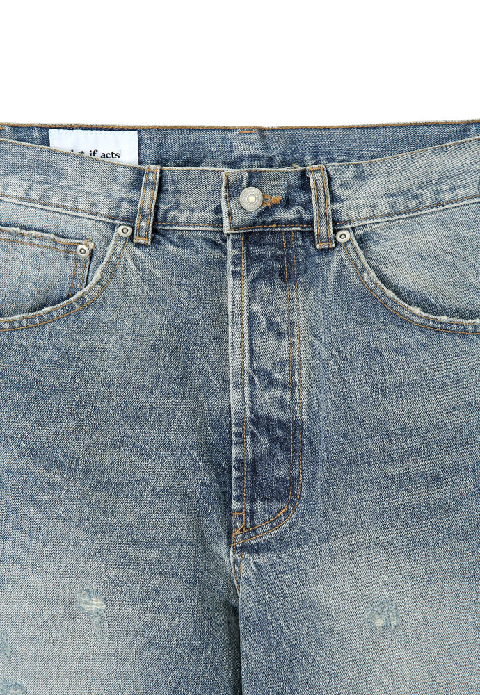 Art if acts - Regular 5P Denim Pants (Used Light Blue) product image 7 | TRAB K-Fashion Australia