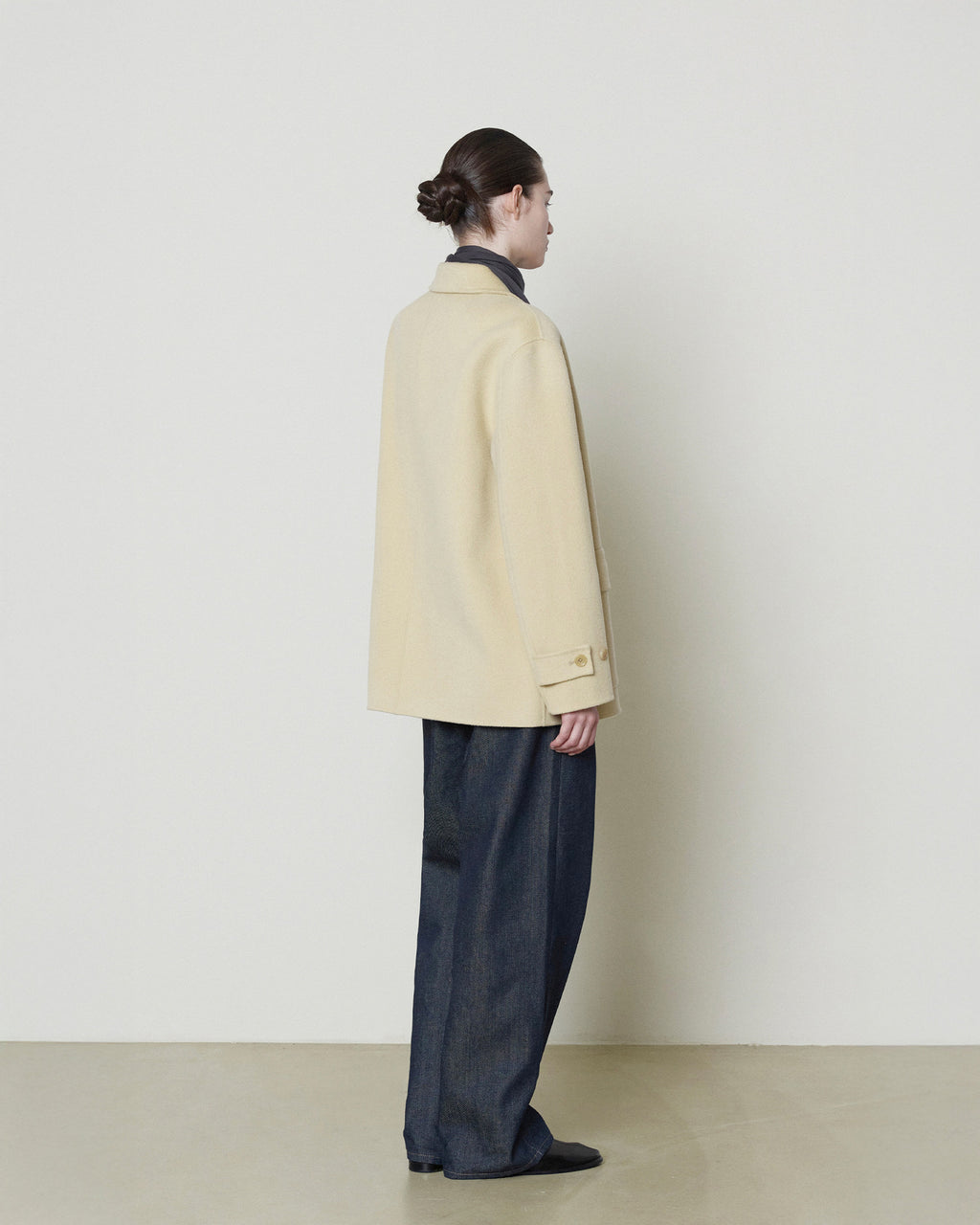Brownyard - Handmade Half Coat (Light Beige) product image 3 | TRAB K-Fashion Australia