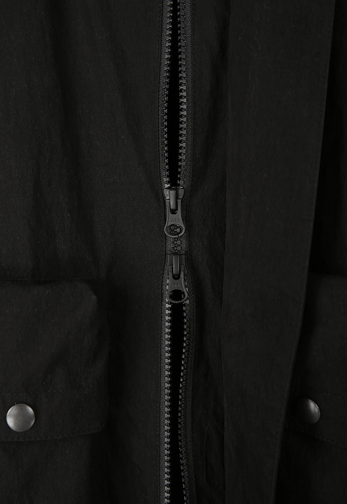 Tonywack - Washed C/P Utility Pocket Zip Jacket (Matt Black) product image 11 | TRAB K-Fashion Australia