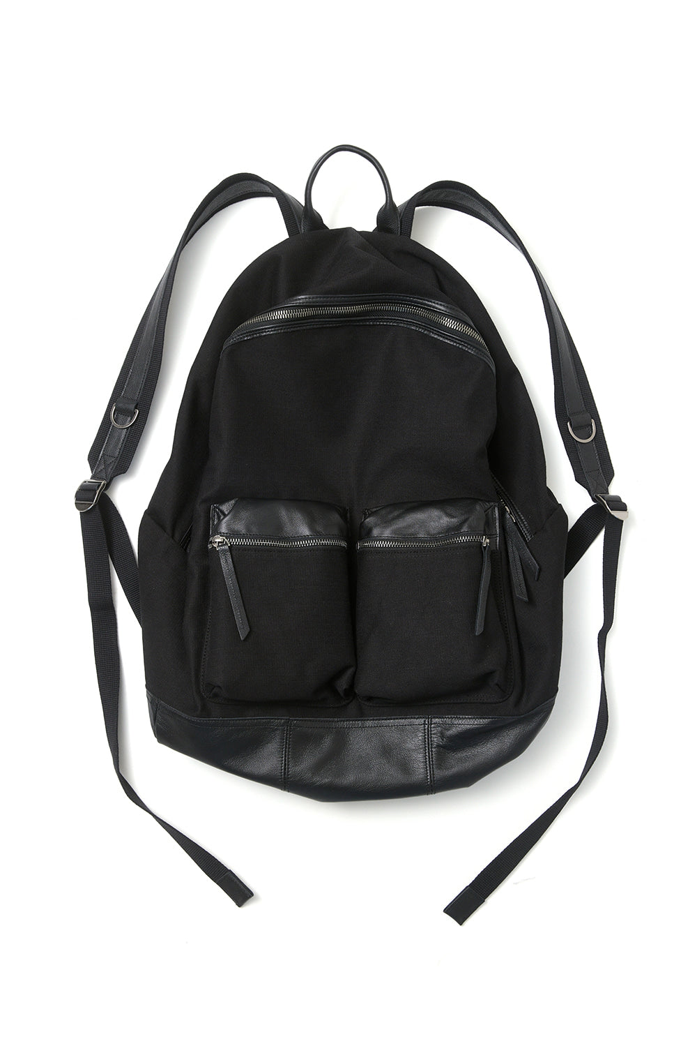 Hatchingroom - Leather Daypack Big (Black) product image 1 | TRAB K-Fashion Australia