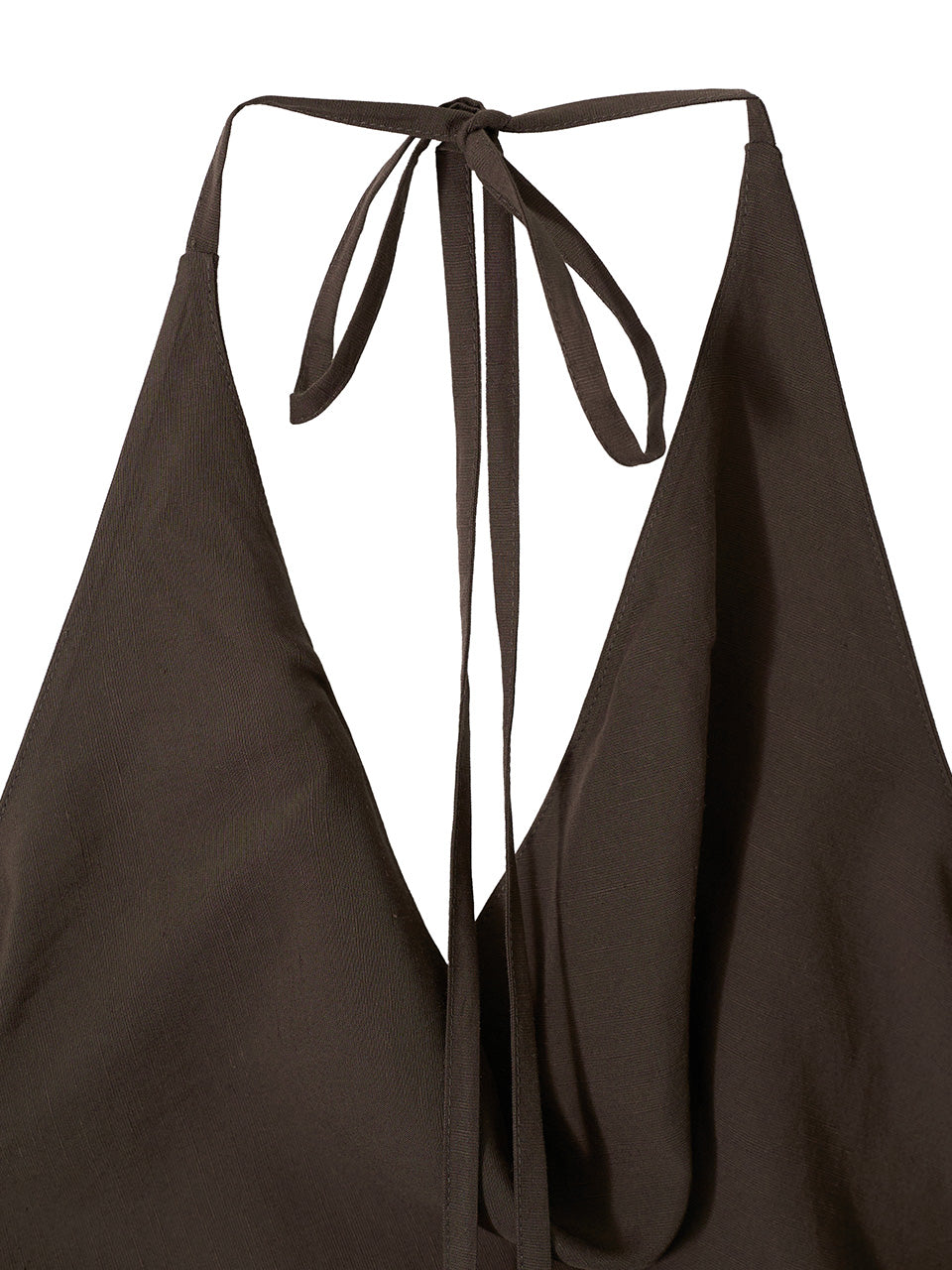 Kijun - Cowl Mini Dress (Brown) product image 12 | TRAB K-Fashion Australia
