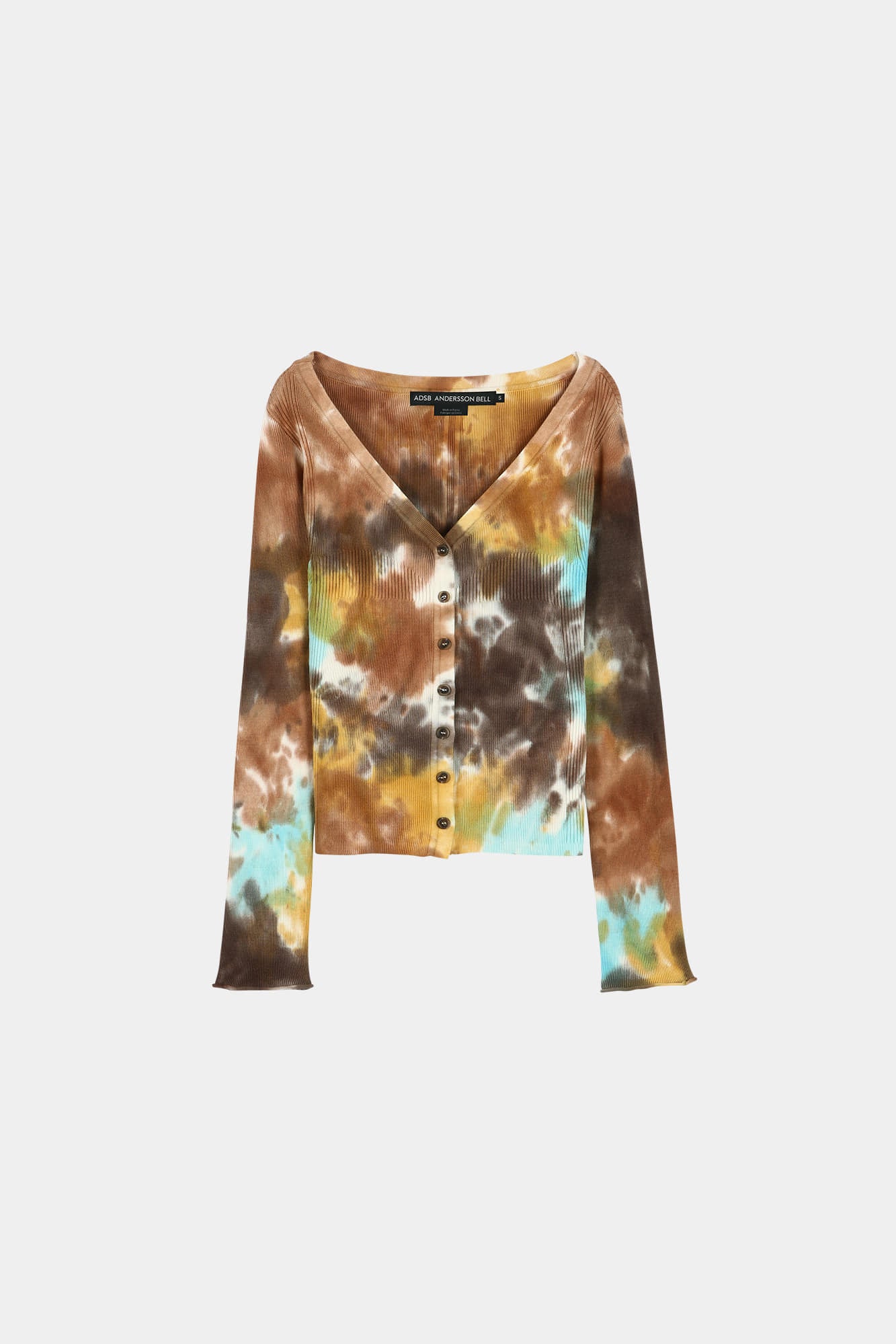 Andersson Bell - Multi-Dye Knit Cardigan (Brown) product image 7 | TRAB K-Fashion Australia