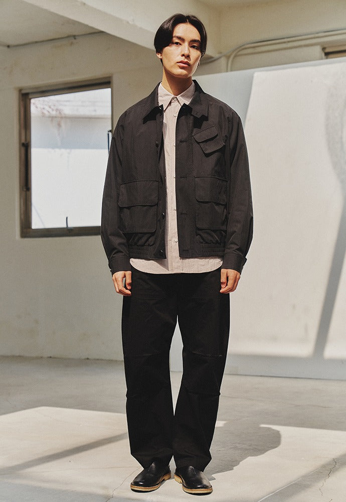 Art if acts - Three Pocket Blouson (Black) product image 1 | TRAB K-Fashion Australia