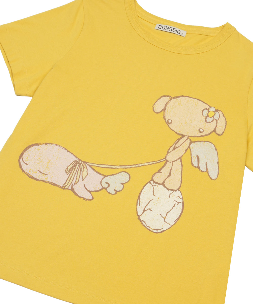 Coyseio - Teji Vintage Graphic T-Shirt (Yellow) product image 12 | TRAB K-Fashion Australia