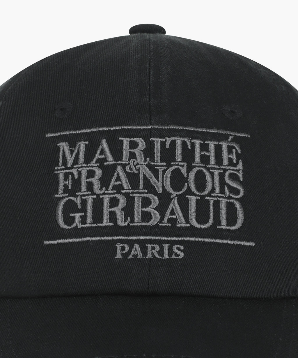 Marithe & Francois Girbaud - Classic Logo Covered Cap (Black) product image 3 | TRAB K-Fashion Australia