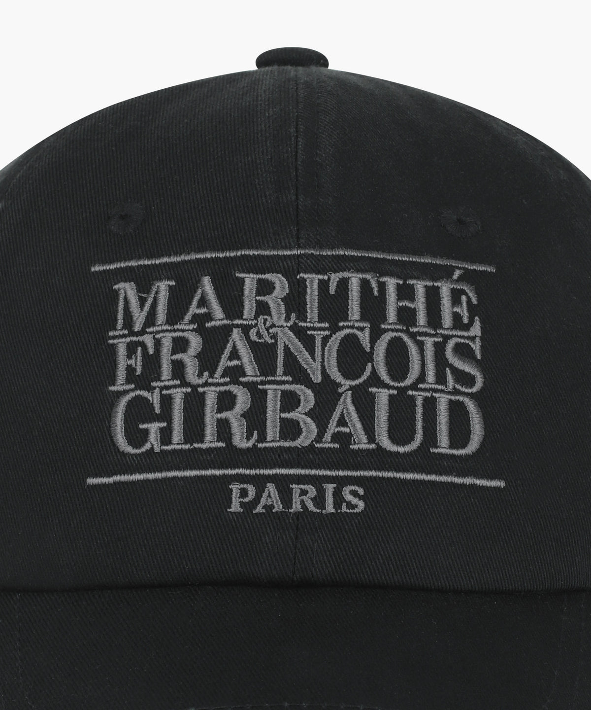 Marithe & Francois Girbaud - Classic Logo Covered Cap (Black) product image 3 | TRAB K-Fashion Australia