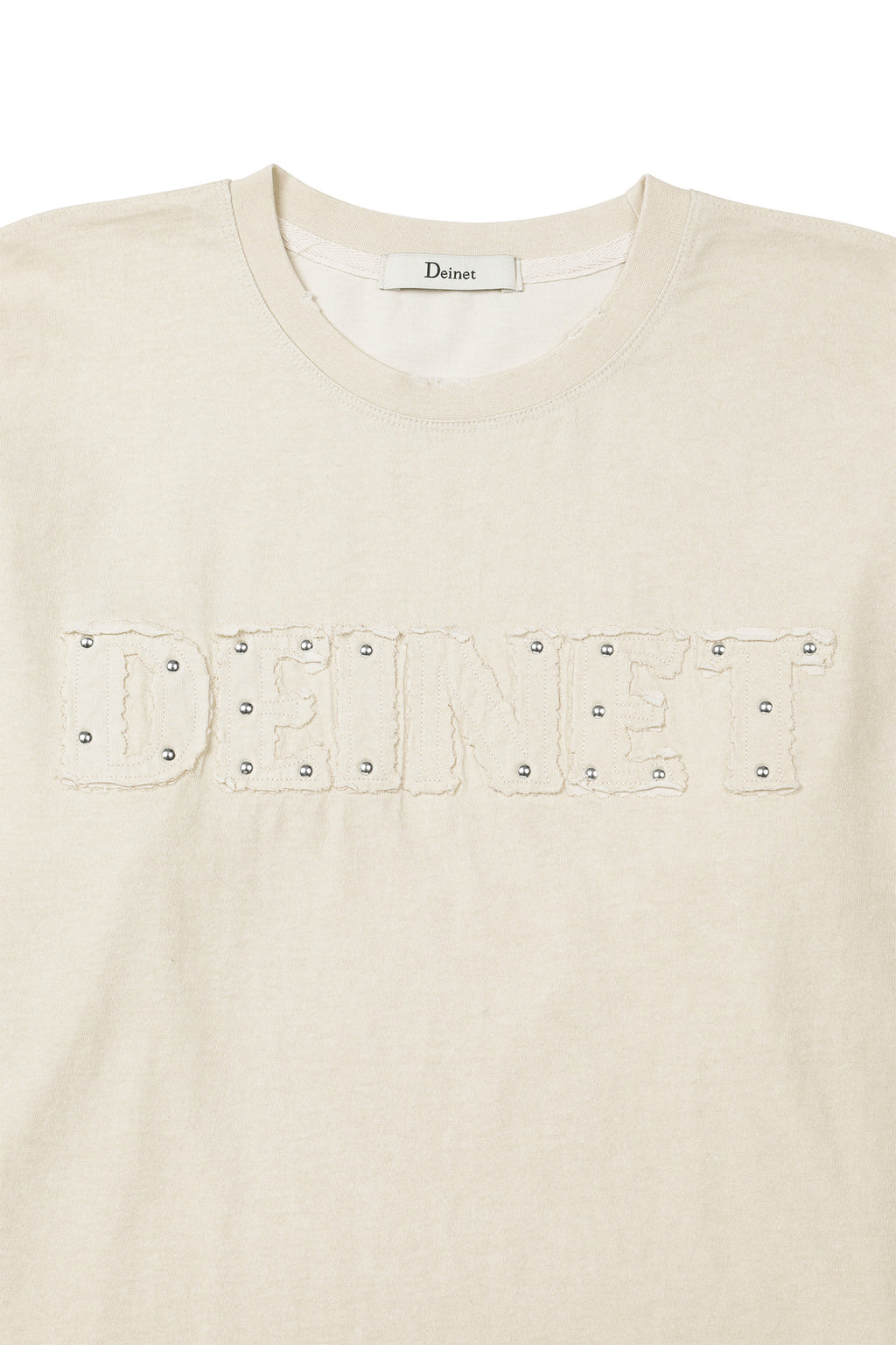 Deinet - Applique Layered T-Shirt (Ivory) product image 9 | TRAB K-Fashion Australia