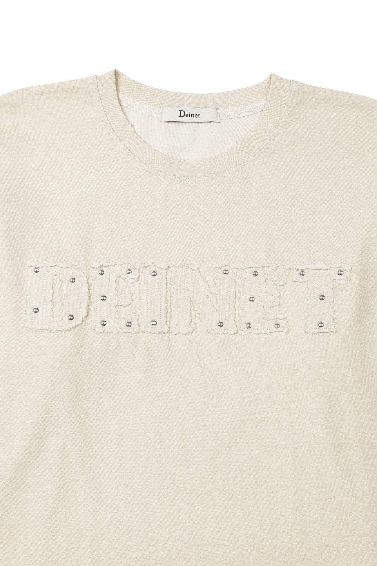 Deinet - Applique Layered T-Shirt (Ivory) product image 9 | TRAB K-Fashion Australia