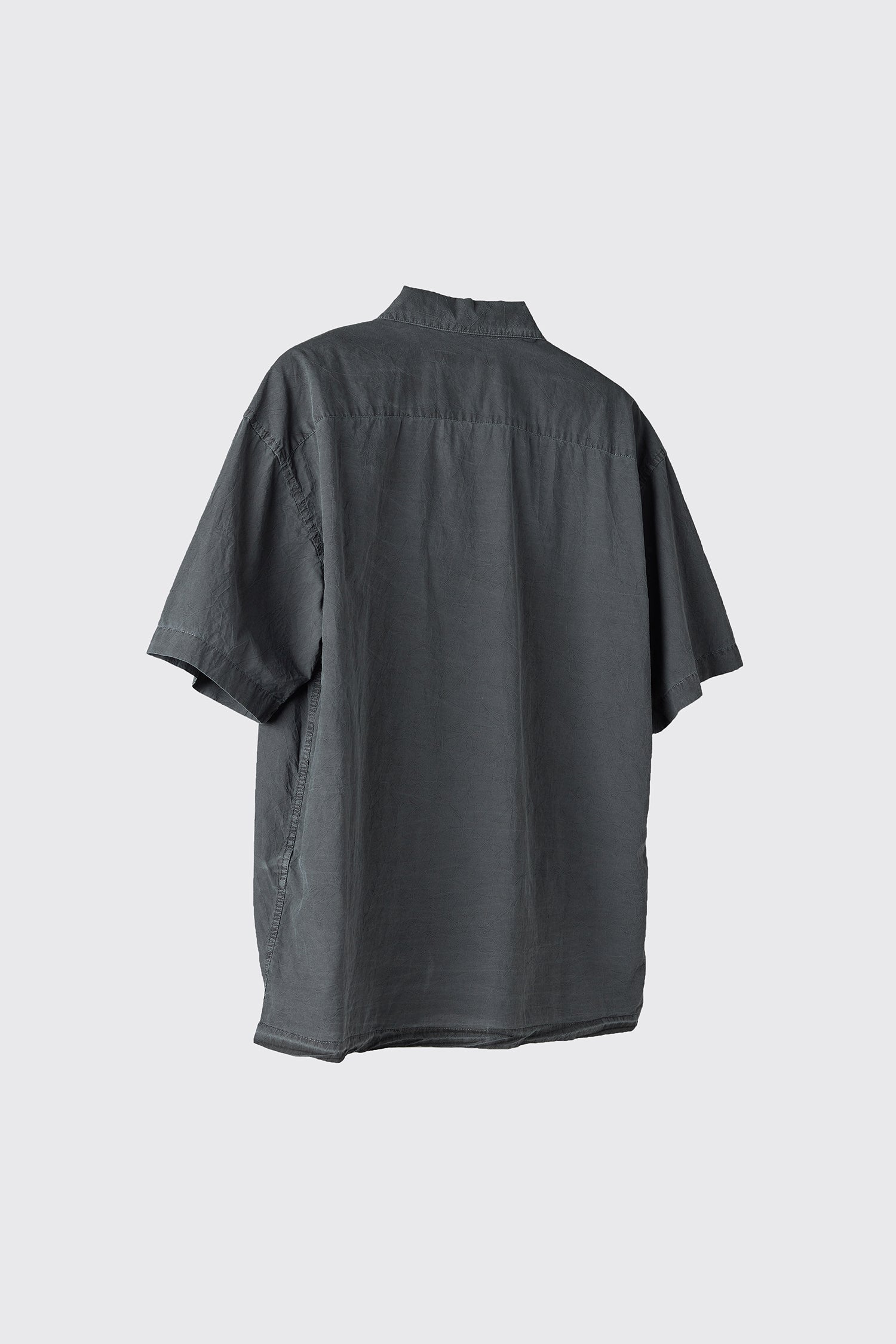 Hatchingroom - Dyed Box Shirt Crease (Charcoal) product image 3 | TRAB K-Fashion Australia
