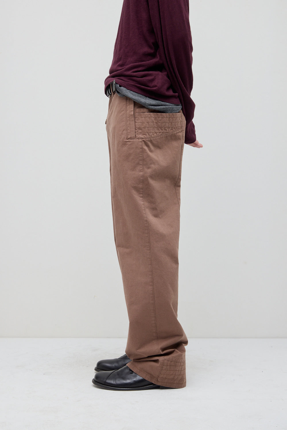 Hatchingroom - Flap Trousers Rose (Brown) product image 7 | TRAB K-Fashion Australia