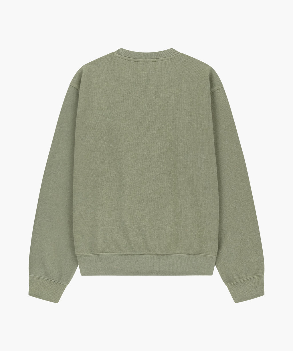 Marithe & Francois Girbaud - Drawing Logo Sakariba Sweatshirt (Light Khaki) product image 6 | TRAB K-Fashion Australia