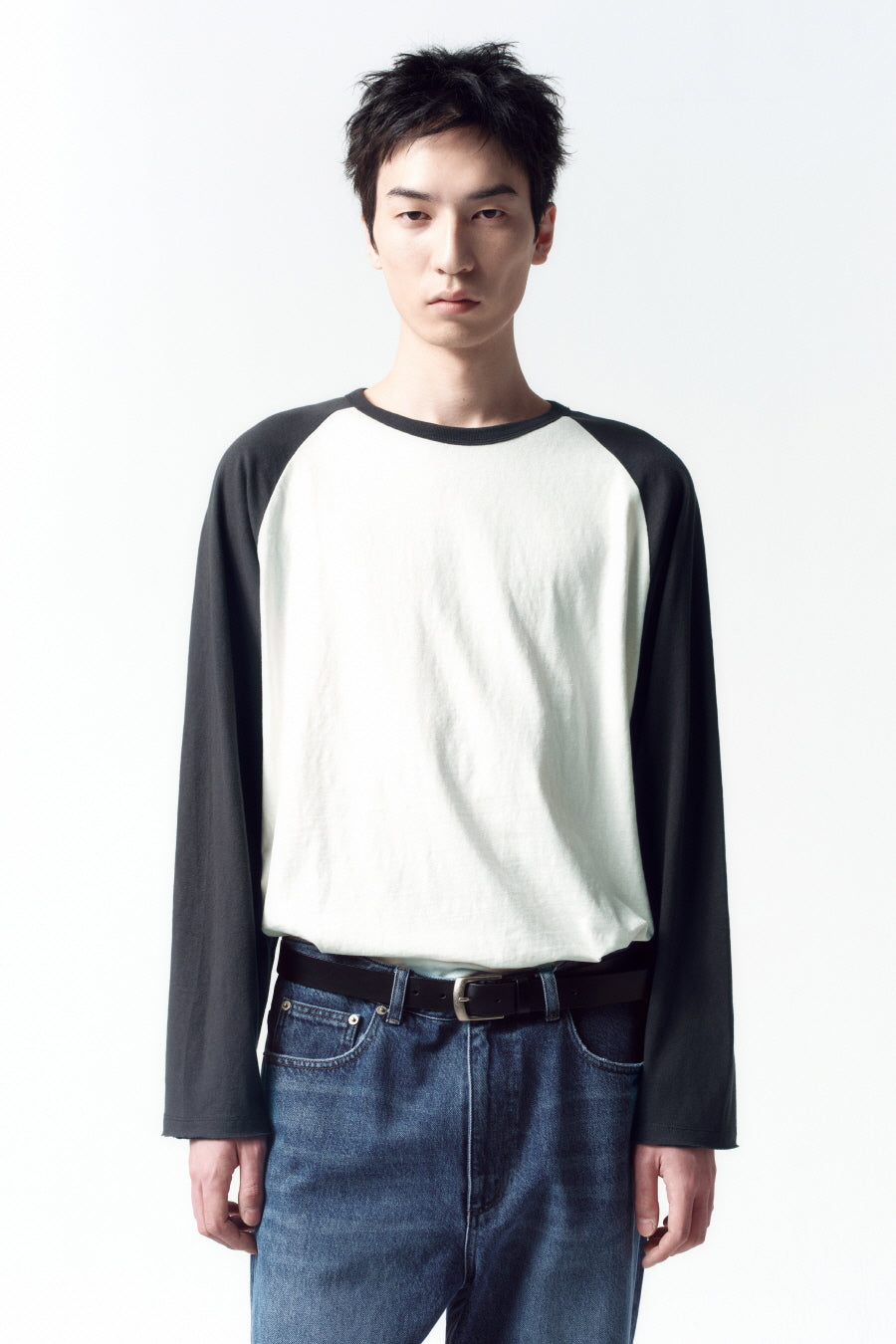 Insilence - Cut-Off Raglan Long Sleeve (Vtg Ivory) product image 2 | TRAB K-Fashion Australia