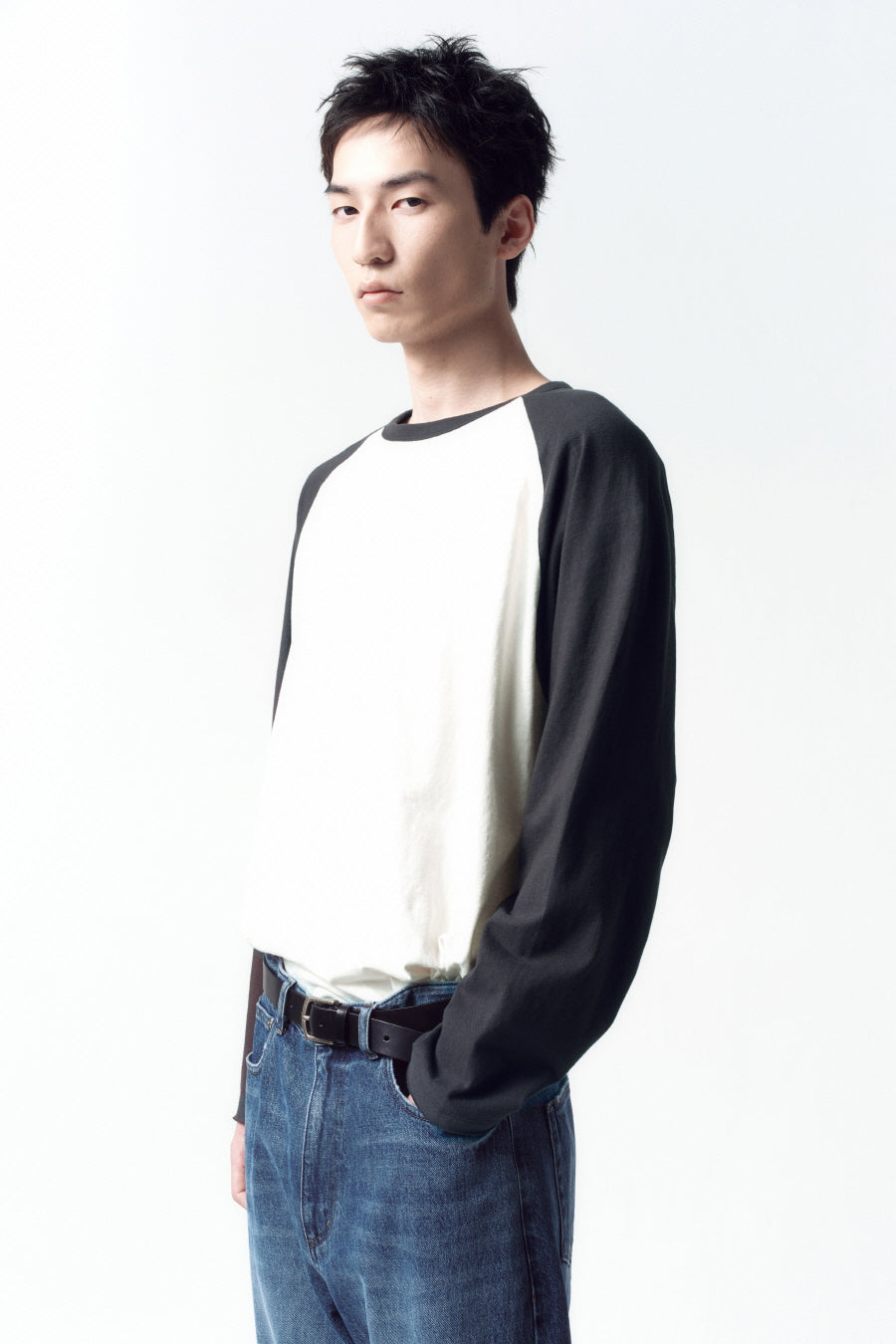Insilence - Cut-Off Raglan Long Sleeve (Vtg Ivory) product image 3 | TRAB K-Fashion Australia