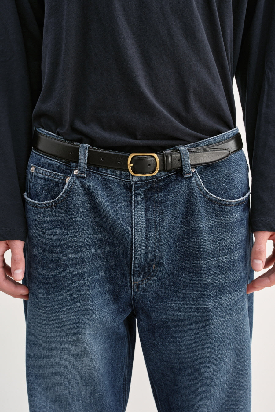 Insilence - Narrow Belt (Black) product image 2 | TRAB K-Fashion Australia