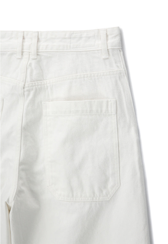 Art if acts - One Tuck Curve Denim Pants (Off White) product image 11 | TRAB K-Fashion Australia